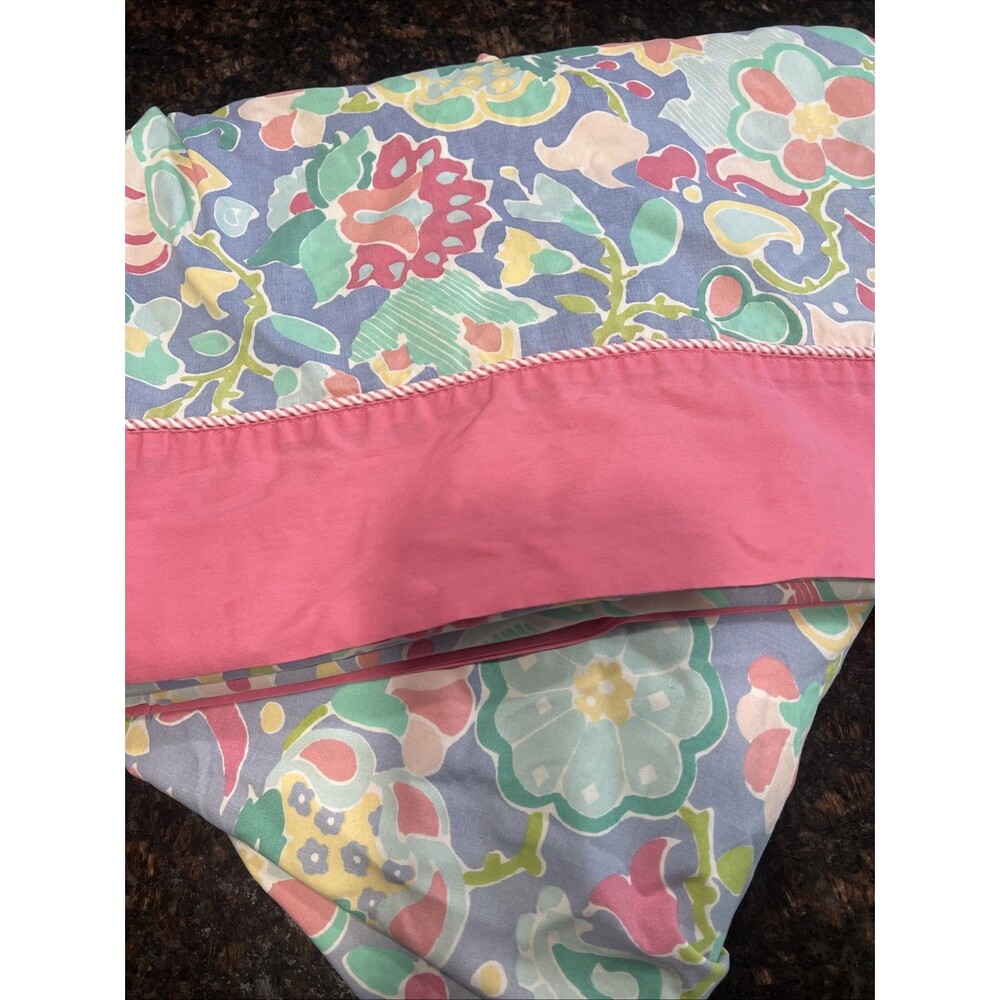 Vintage Martex Flat Sheet Floral Twin Fitted
